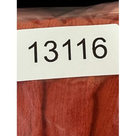 Loft Womens Red Cotton Blouse Size‎ S - Picture 7 of 7